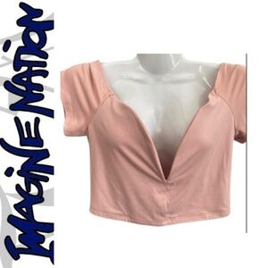 Wired Plunge Crop Top Image Nation